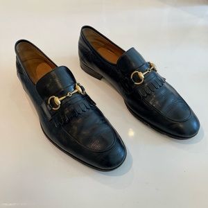 Gucci Black Leather Loafer US 10 | UK 9.5